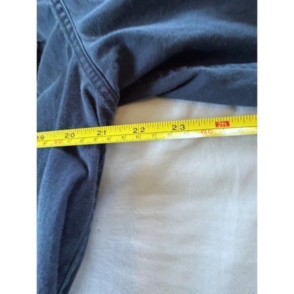 BLUE Ranchwear Men's Heavy Twill Long Sleeve‎ Snap Western Rodeo Shirt M - Picture 10 of 12